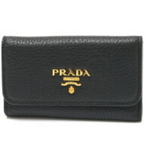 Prada Leather Case Tri Nero Black Red - Picture 1 of 7